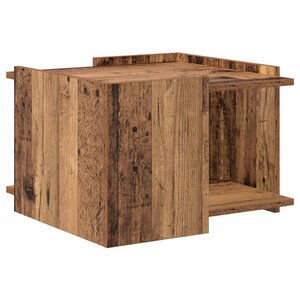 vidaXL Table basse Bois ancien 50 5 x 50 x 33 cm Bois d'ingénierie