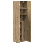 vidaXL Armoire de rangement chêne artisanal 70 x 42 5 x 225 cm