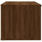 vidaXL Meuble TV Chêne marron 80x34x30 cm Bois d'ingénierie