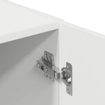 vidaXL Ensemble d'armoires de cuisine 2 Pièces blanc bois d'ingénierie