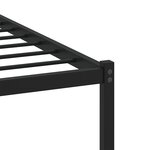 vidaXL Cadre de lit sans matelas avec tête de lit 100x200 cm