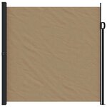 vidaXL Auvent latéral rétractable taupe 200x500 cm