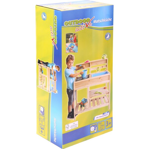 Outdoor Active 71015955 -  Cuisine d'exterieur en bois pour enfant