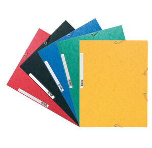 Chemise 3 rabats élastique 'scotten'carte lust. 425g 24x32 cm Coloris aléatoire EXACOMPTA