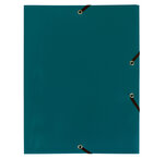 Chemise à élastique 3 rabats Polypropylène 4/10e Opaque Eco Vert EXACOMPTA