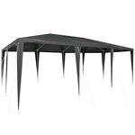 vidaXL Tente de fête Anthracite 600 x 400 x 266 cm Polyester  Acier