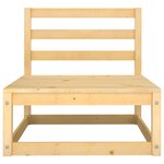 Salon de jardin meuble d'extérieur ensemble de mobilier 6 pièces bois de pin massif 02_0017000