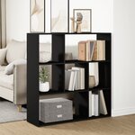 vidaXL Étagère séparatrice de pièce noir 102x29x103 5 cm
