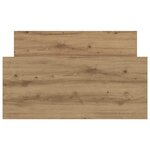 vidaXL Cadre de lit sans matelas chêne artisanal 100x200 cm