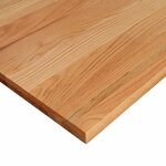 vidaXL Dessus de table marron clair bois chêne massif rectangulaire