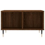 vidaXL Table basse Chêne marron 60x50x36 5 cm Bois d'ingénierie