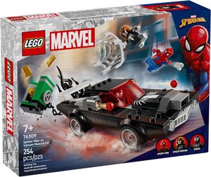 LEGO Marvel - Spider-Man contre le bolide de Venom - Set de Construction 76309 pour Enfants dès 7 Ans