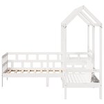 vidaXL Ensemble de lit de jour avec toit 80x200 cm bois de pin massif