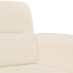 vidaXL Ensemble de canapés 4 Pièces avec coussins Beige Tissu microfibre
