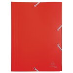 Chemise à élastique 3 rabats A4 Polypropylène 4/10e Opaque Coloris aléatoire x 60 EXACOMPTA