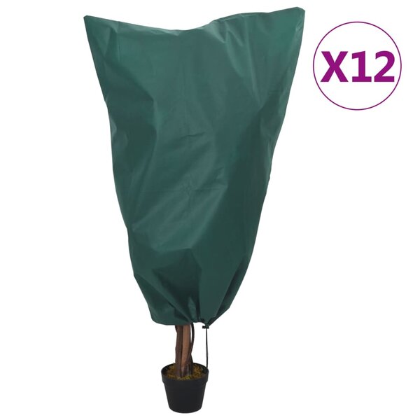 vidaXL Housses de protection pour plantes avec cordon de serrage 12Pièces
