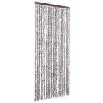vidaXL Moustiquaire Marron et beige 90 x 220 cm Chenille