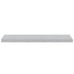 vidaXL Étagères murales flottantes 4 Pièces Gris béton 90x23 5x3 8cm MDF