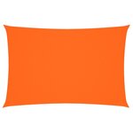 vidaXL Voile de parasol tissu oxford rectangulaire 2x4 m orange