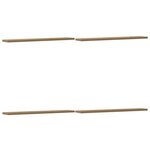 vidaXL Panneau de bibliothèque 4 Pièces chêne artisanal 60x10x1 5 cm