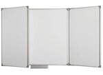 Tabl. blanc tryptique MAULpro 100 x 150 (dim. fermé) Gris MAUL
