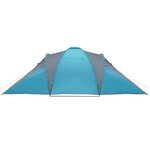 vidaXL Tente familiale à dôme 6 personnes bleu imperméable