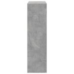 vidaXL Étagère séparatrice de pièce gris béton 69 5x29x103 5 cm