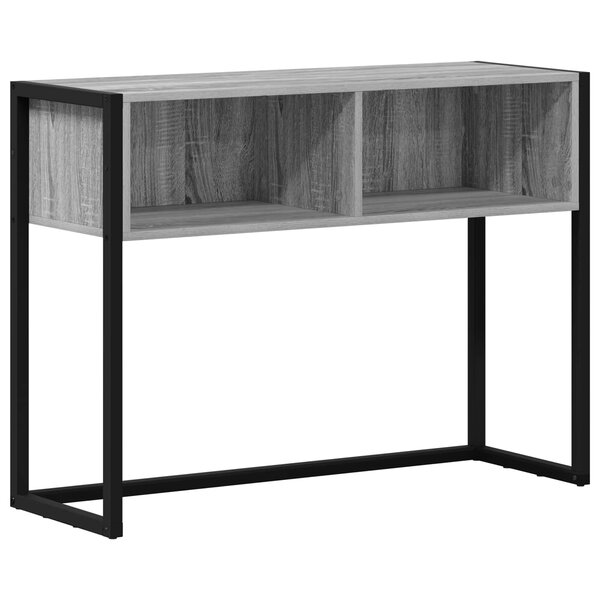 vidaXL Table d'appoint Gris Sonoma 100 x 36 x 75 cm Bois d'ingénierie