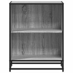 vidaXL Bibliothèque sonoma gris 60x35x76 cm bois d'ingénierie