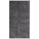 vidaXL Tapis HUARTE à poils courts doux et lavable anthracite 60x110cm
