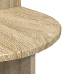 vidaXL Table de chevet Chêne Sonoma 40 x 35 5 x 45 5 cm