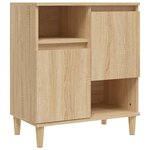 vidaXL Buffets 3 Pièces chêne sonoma 60x35x70 cm bois d'ingénierie
