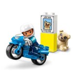 Lego 10967 duplo la moto de police  jouet pour les enfants de 2 ans et plus  développement de la motricité fine