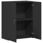 vidaXL Armoire de classement noir 60x32x77 5 cm bois d'ingénierie