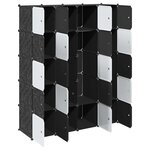 vidaXL Cubes de rangement 20 Pièces avec tiges de suspension PP