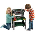 Theo Klein 8637 - Jeu d'imitation - Etabli Sonore avec Perceuse à Colonne et Accessoires - Bosch hauteur adjustable