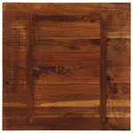 vidaXL Dessus de table 70x70x3 8 cm carré bois massif de récupération