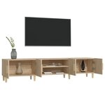 vidaXL Meuble TV Chêne Sonoma 180x31 5x40 cm Bois d'ingénierie