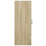 vidaXL Armoire murale suspendue Chêne sonoma 69 5x34x90 cm