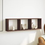 vidaXL Armoire murale 100x16x30 cm chêne marron bois d'ingénierie