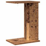 vidaXL Table d'appoint Bois ancien 35 x 25 x 50 cm Bois d'ingénierie