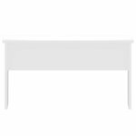 vidaXL Table basse blanc brillant 80x50 5x41 5 cm bois d'ingénierie