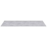 vidaXL Plaques à damier 4 Pièces Argent 50 x 25 cm Aluminium
