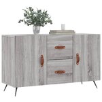 vidaXL Buffet sonoma gris 100x36x60 cm bois d'ingénierie