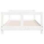 vidaXL Cadre de lit pour enfant blanc 80x160 cm bois de pin massif