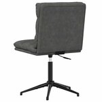 vidaXL Chaises à manger lot de 6 noir similicuir