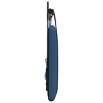 vidaXL Tête de lit suspendue Bleu Tissu