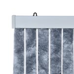 vidaXL Moustiquaire Argenté 56x185 cm Chenille