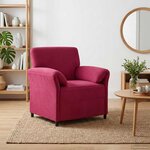 vidaXL Canapé 1 place Bordeaux 88 x 83 x 95 cm Velours