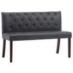 Banc banquette 120 cm daim gris 02_0010881